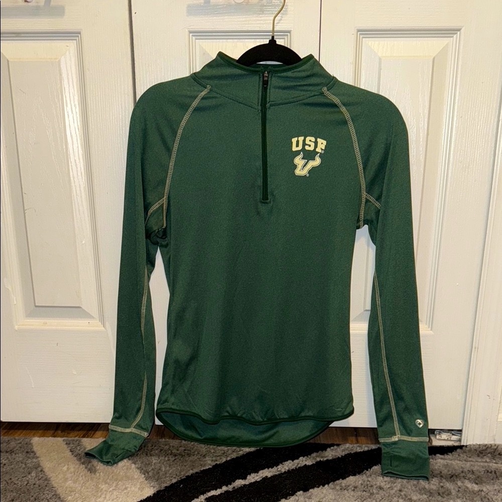 Green USF Women's Athletic Jacket. Size M